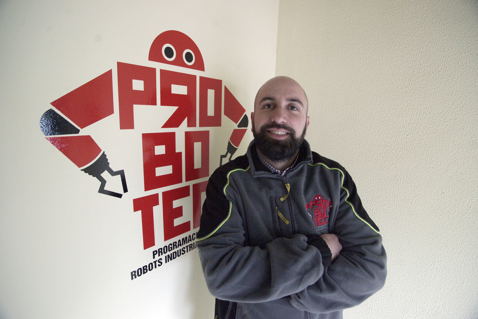 Morgan Rodríguez, gerente y socio fundador de Probotec, en las oficinas de la empresa.