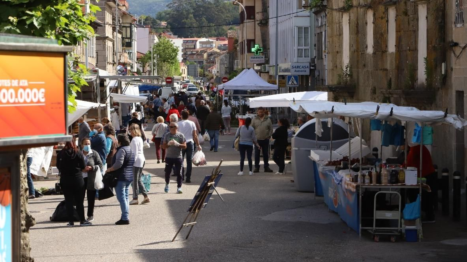 El mercadillo al aire libre de Sabarís
