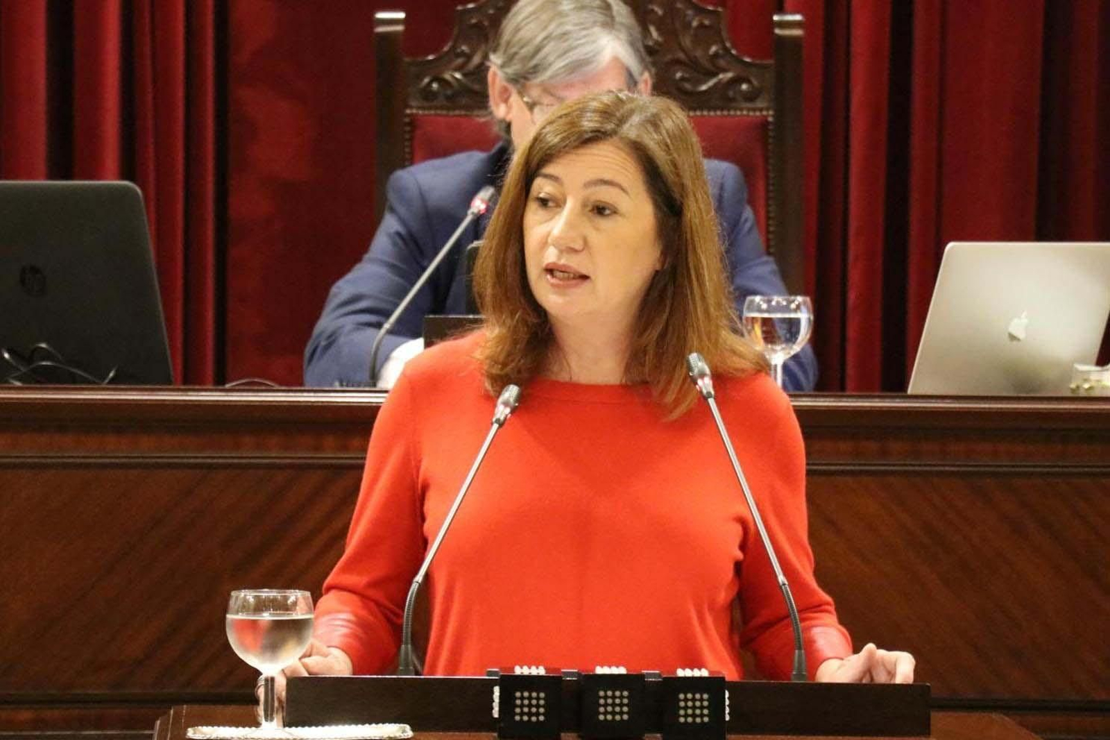 La presidenta de Baleares,  Francina Armengol