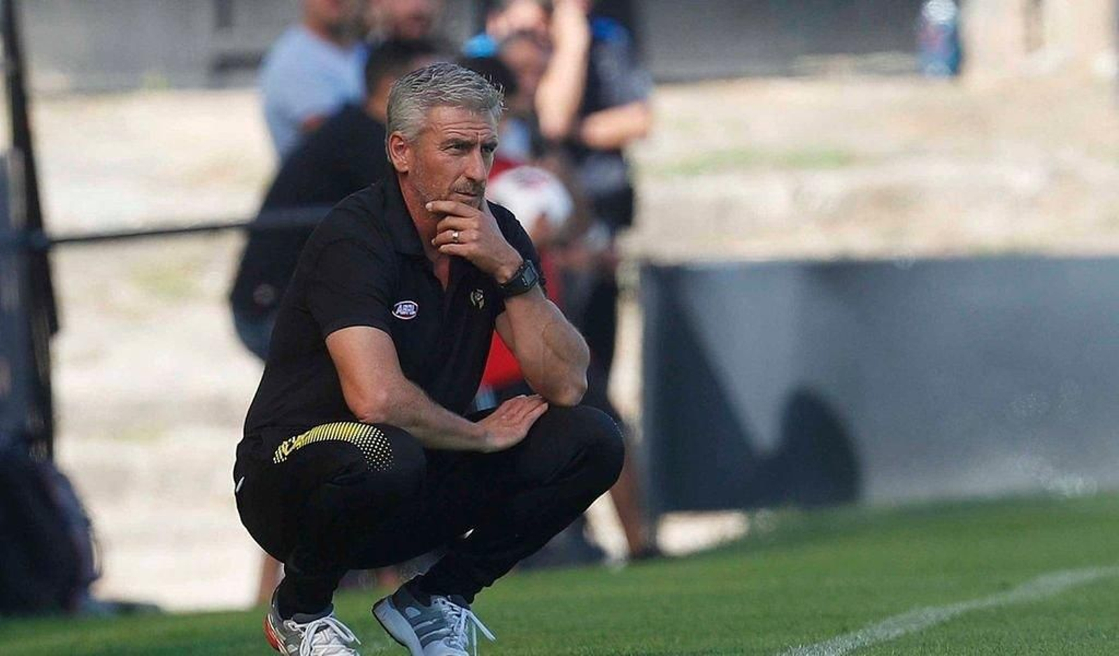 Jorge Otero, en su etapa como entrenador del Rápido de Bouzas.