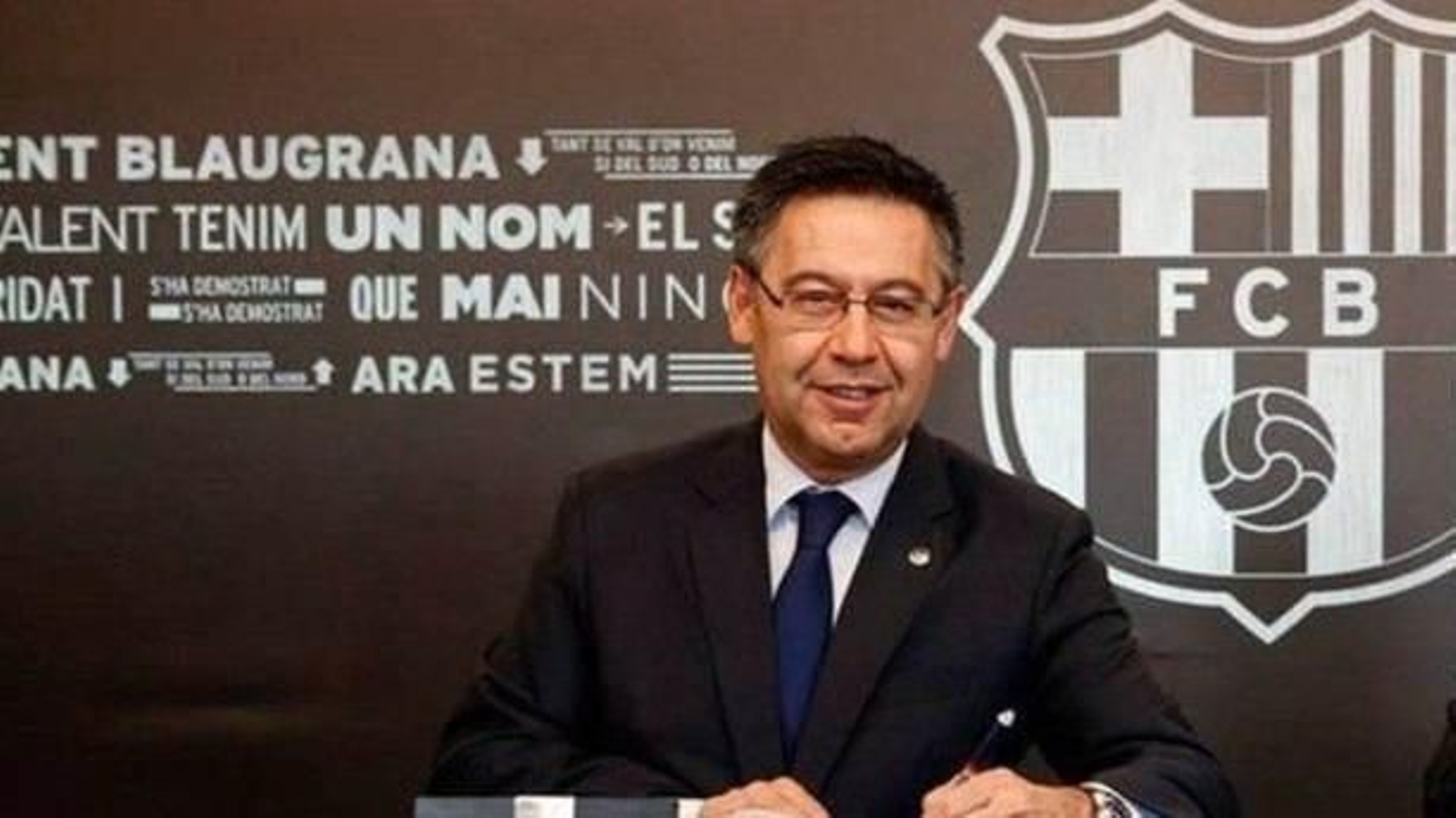 El presidente del Barcelona, Josep María Bartomeu.