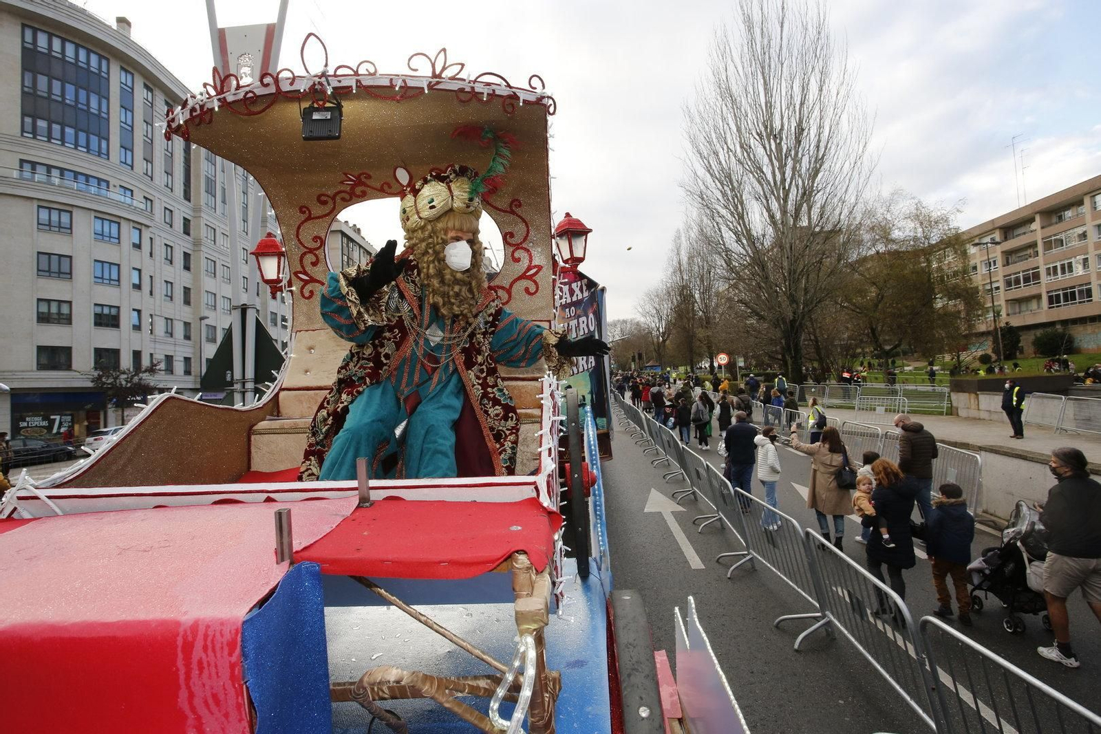 Imagen de la Cabalgata de Reyes estática de 2021.