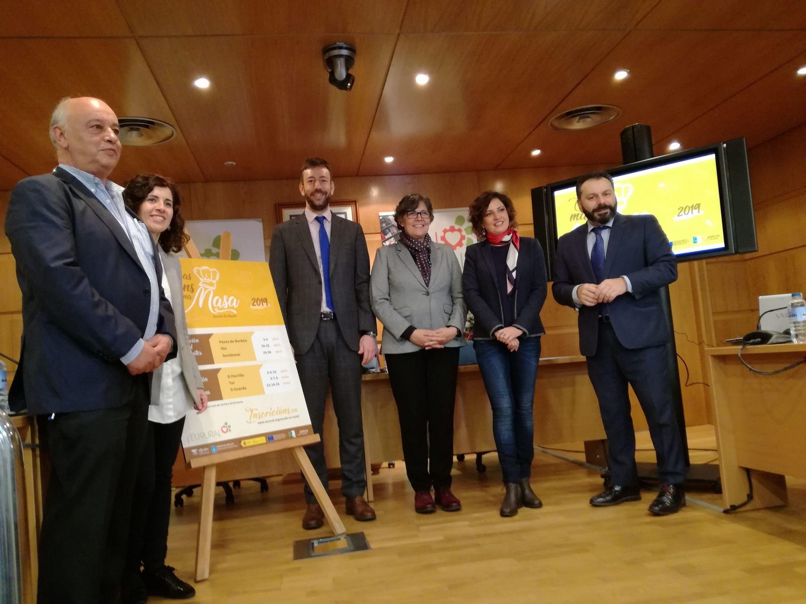 Alcaldesas y alcaldes de Pazos de Borbén, Oia, Tui, O Porriño, Tomiño y Gondomar.