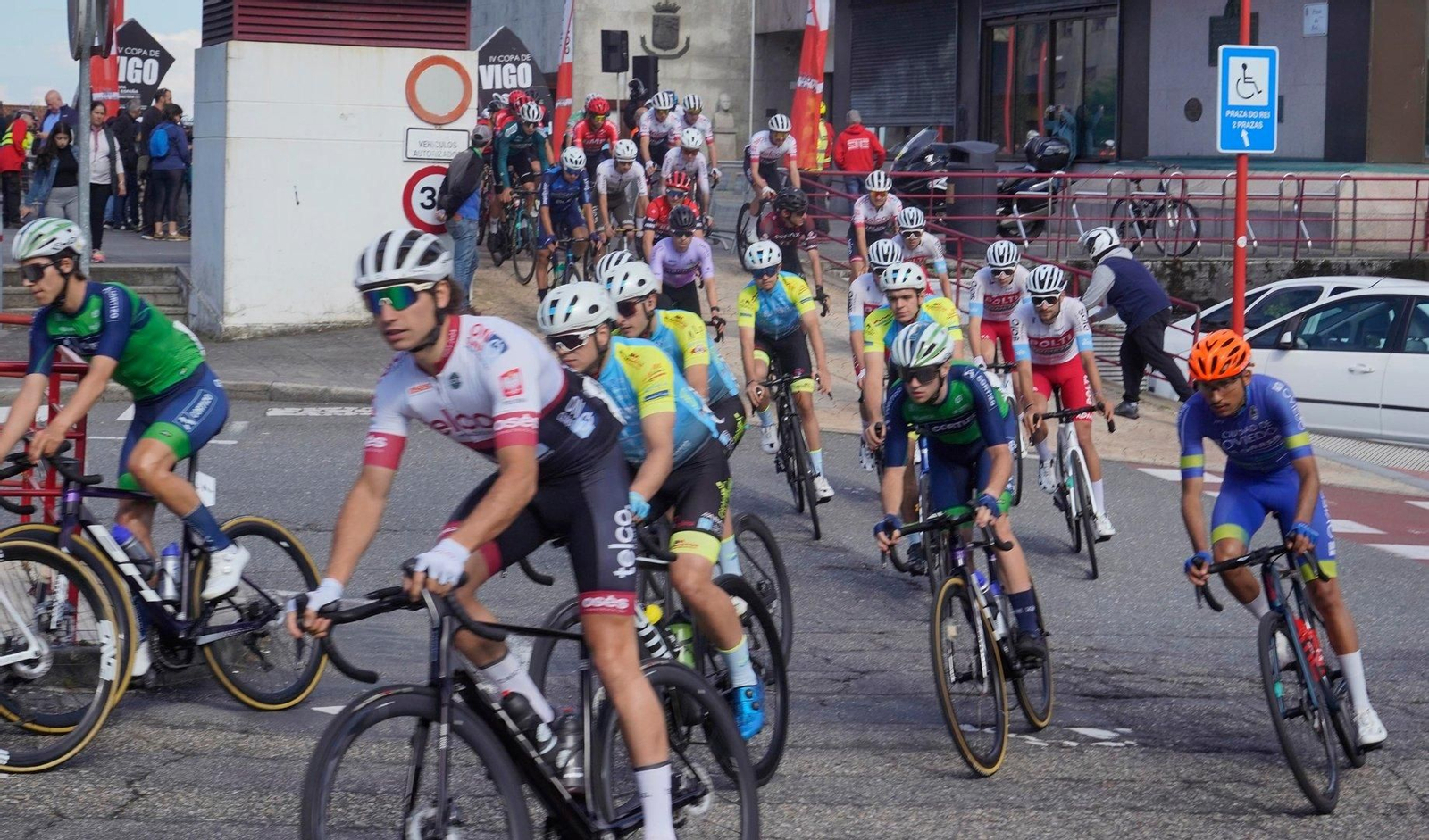 Copa de España de Ciclismo en Vigo.