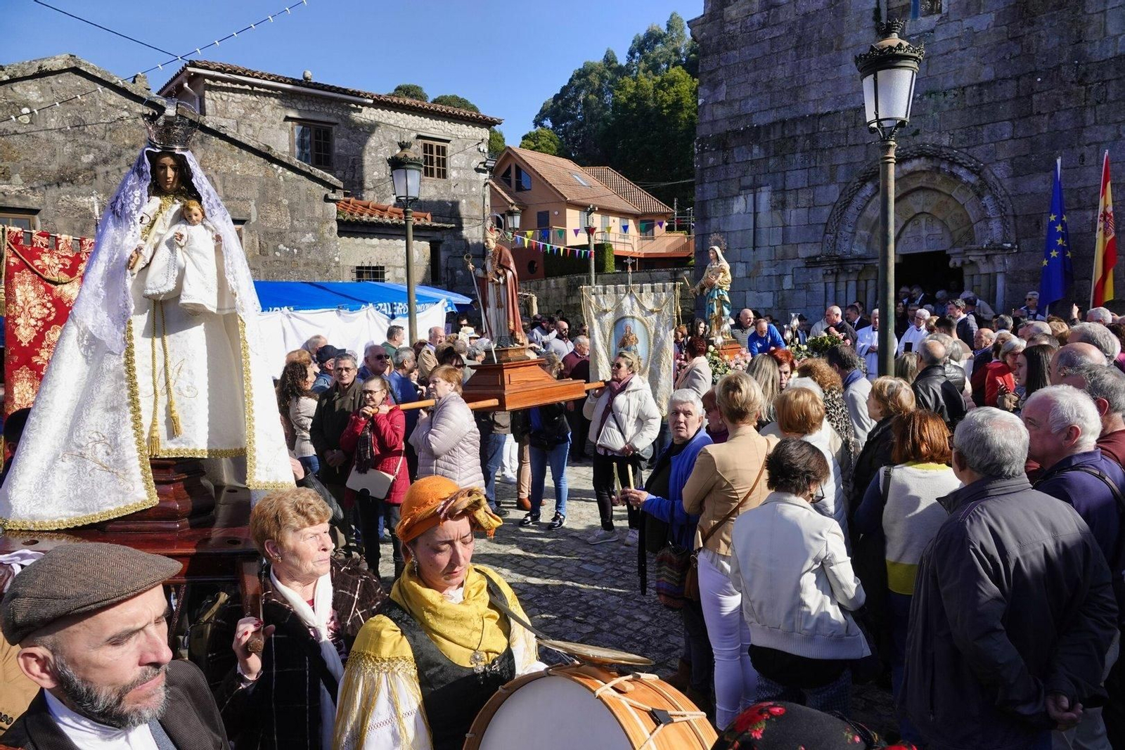 La romería de As Candelas en Castrelos.