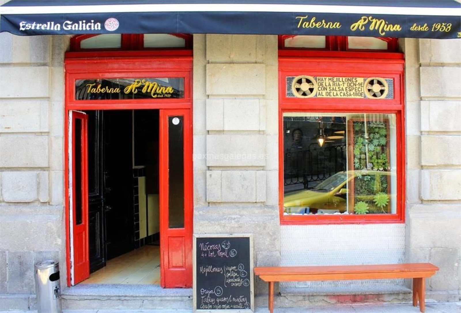 Taberna A Mina, en Vigo. // Páxinas Galegas