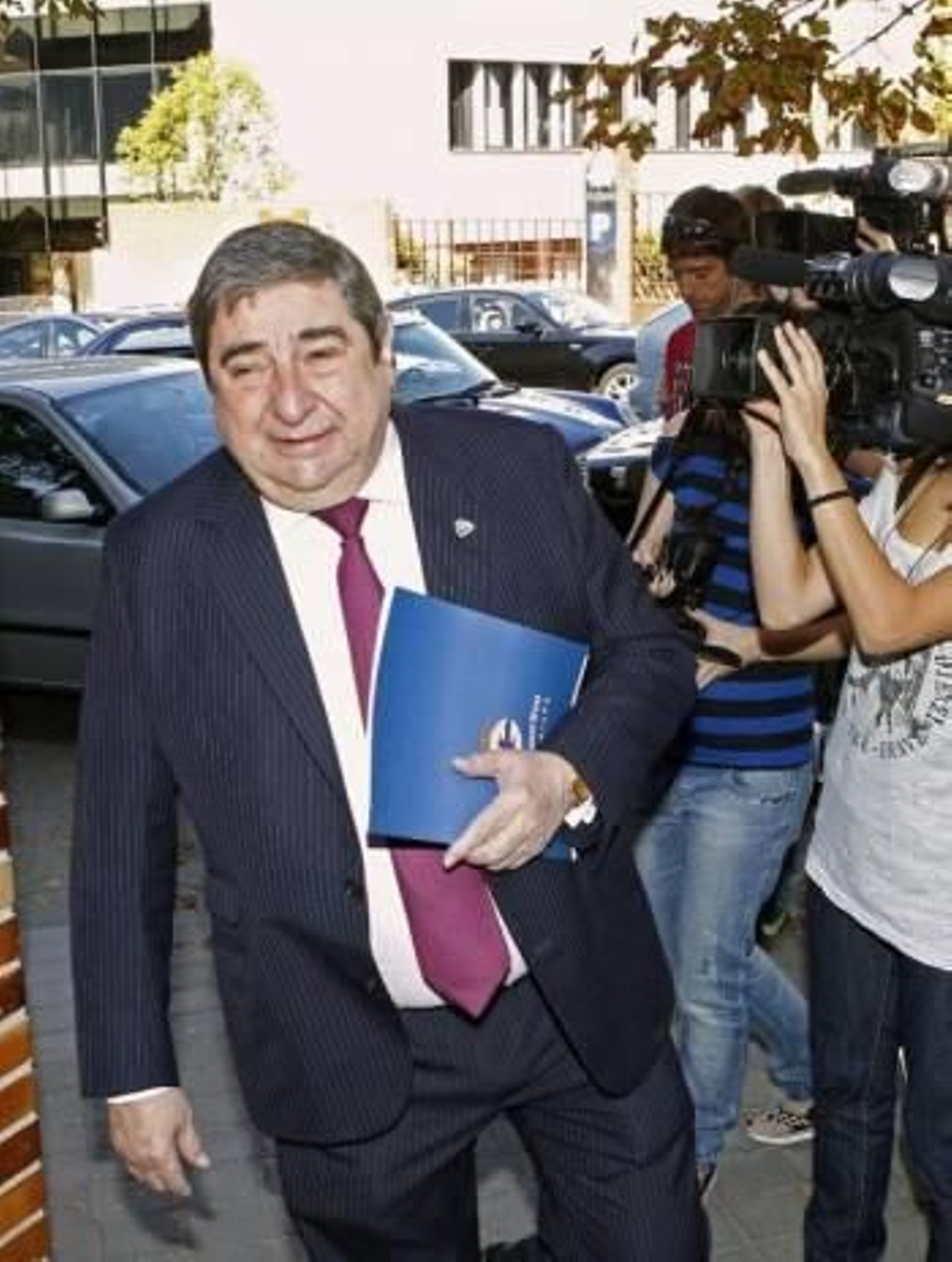 Augusto César Lendoiro, en la sede de la Liga.