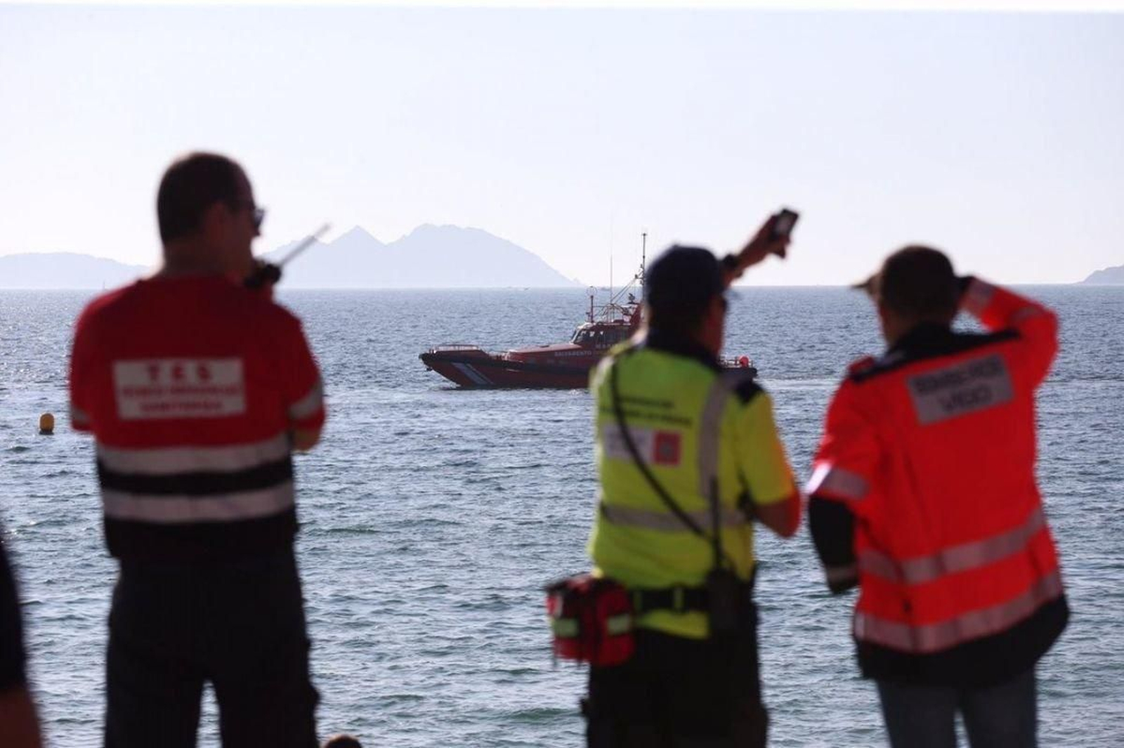 Imagen de un dispositivo de búsqueda realizado en Samil por un bañista, que no llegó a aparecer.