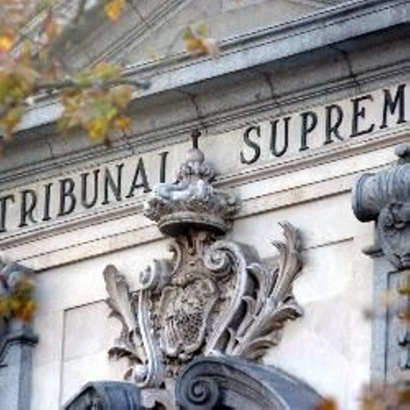 Detalle de la fachada del Tribunal Supremo. (Foto: Archivo)