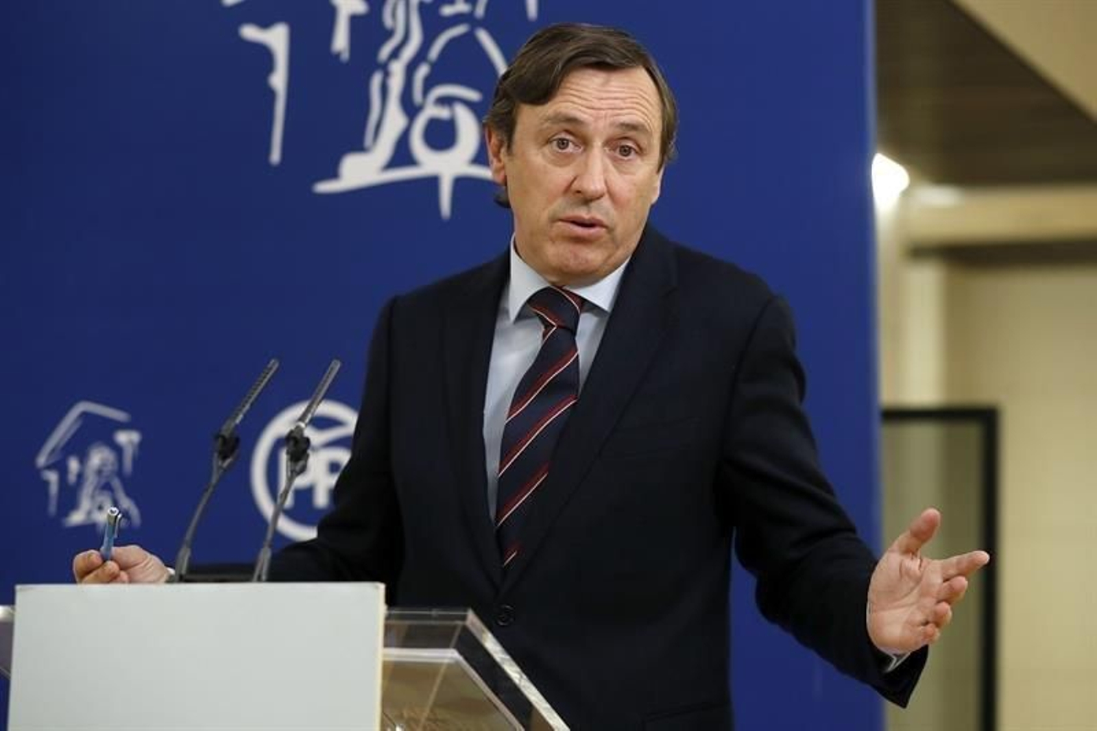 El portavoz del PP en el Congreso, Rafael Hernando