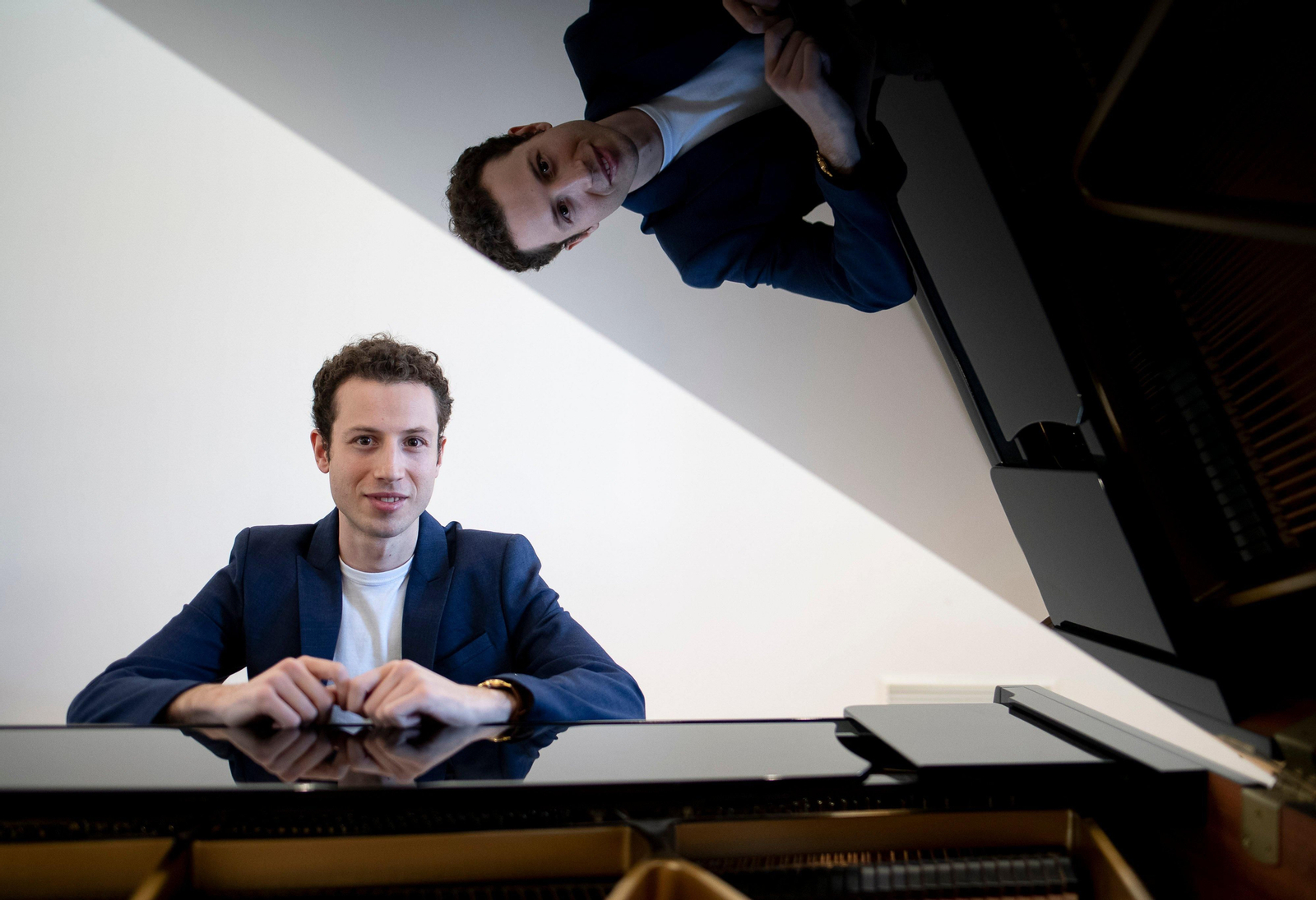 El pianista Miguel Sáez Sotelo. Foto: Xesús Fariñas