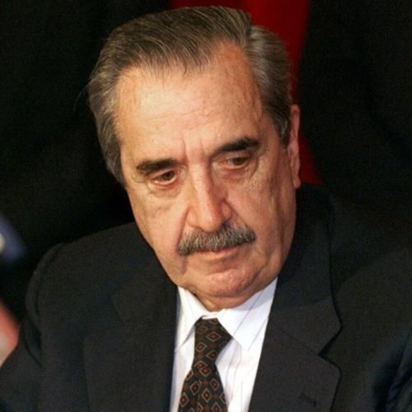 El ex presidente argentino Raúl Alfonsín.