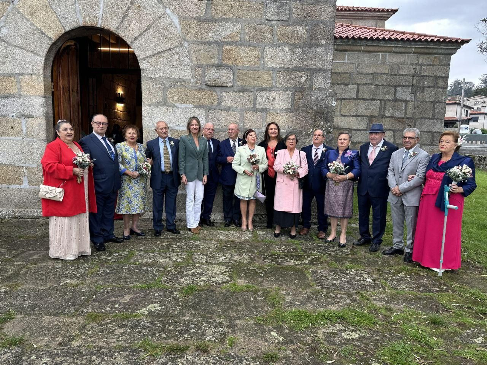 Las bodas de oro celebradas en Coruxo. // J.V. Landín