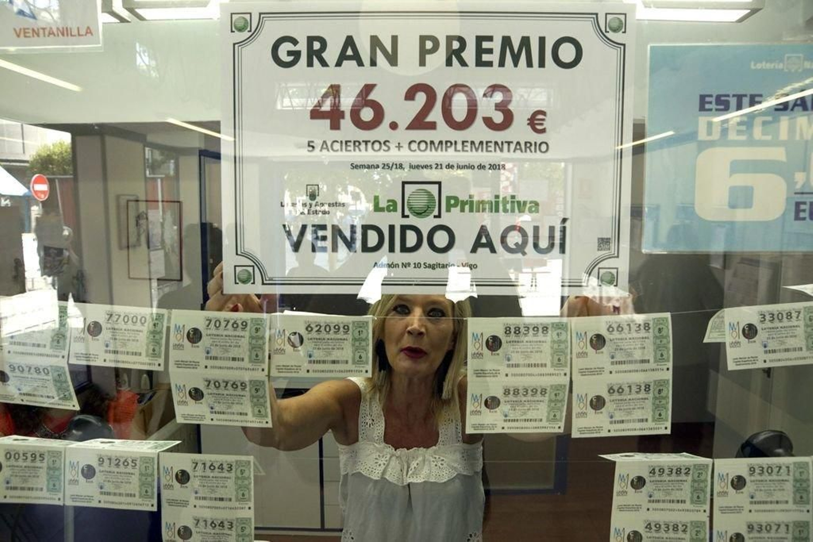 Premio gordo de la Primitiva en Vigo