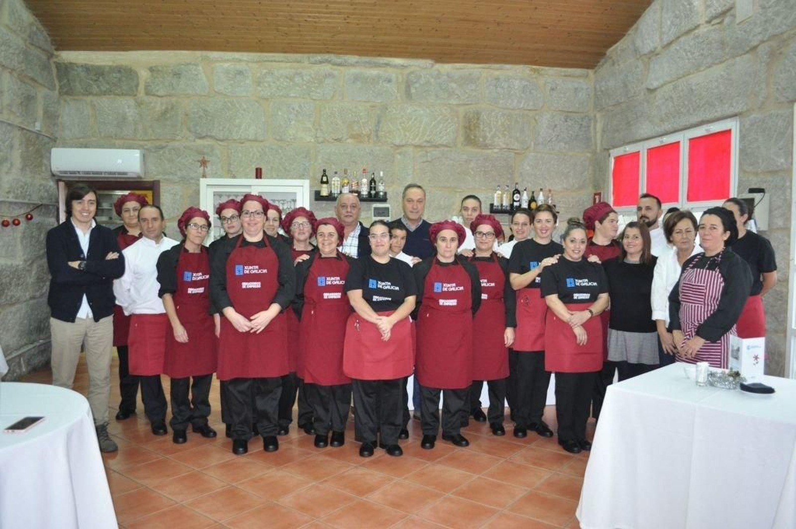 Los alcaldes Andrés Iglsias y Agustín Reguera asistieron al acto inaugural del nuevo curso.