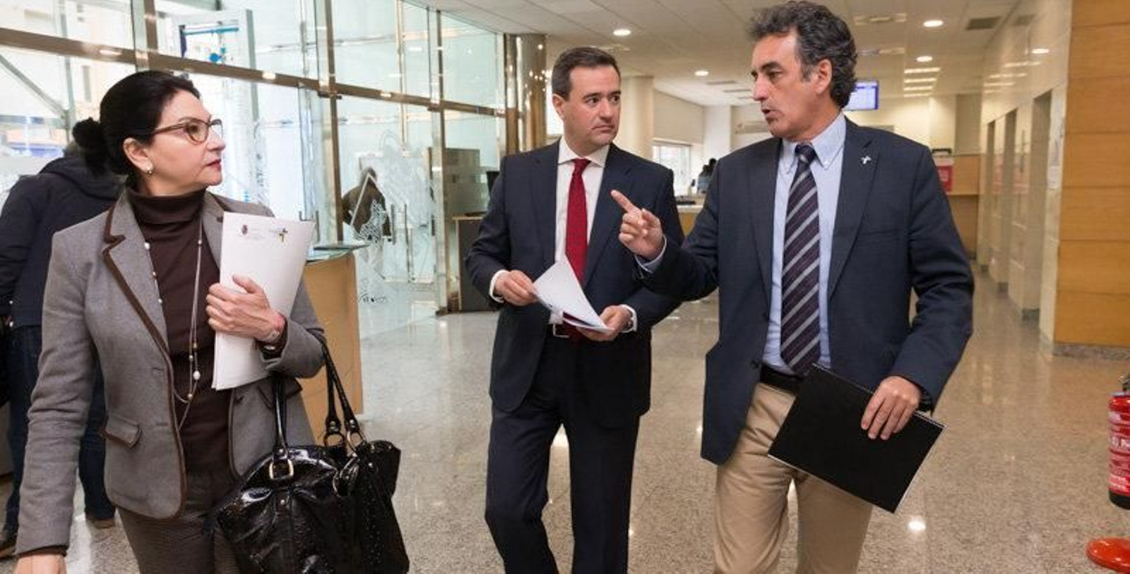 Martín, Cubría y Bartolomé antes de la presentación (Foto: RAÚL LUCIO)