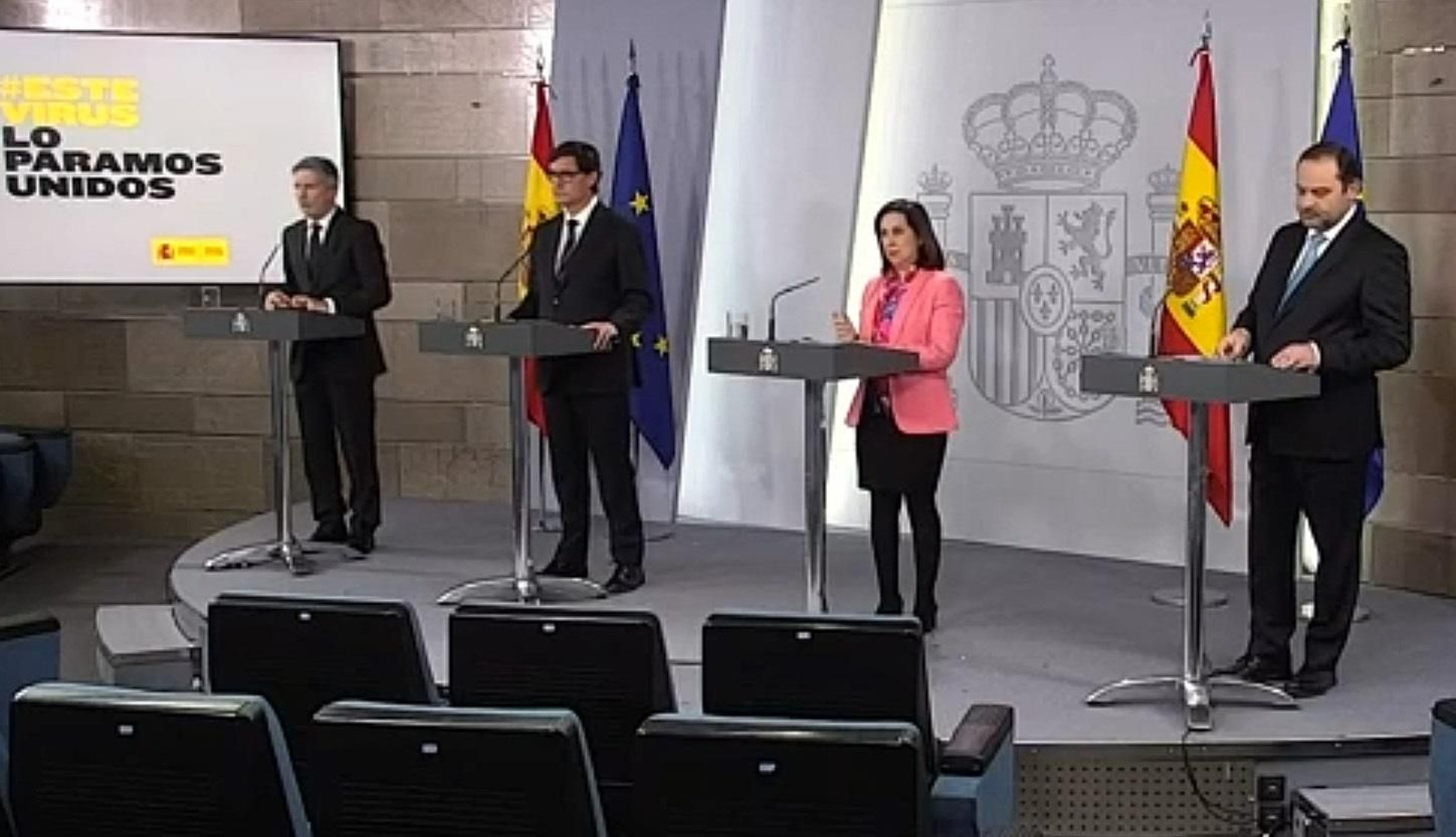 Rueda de prensa sobre la pandemia del coronavirus