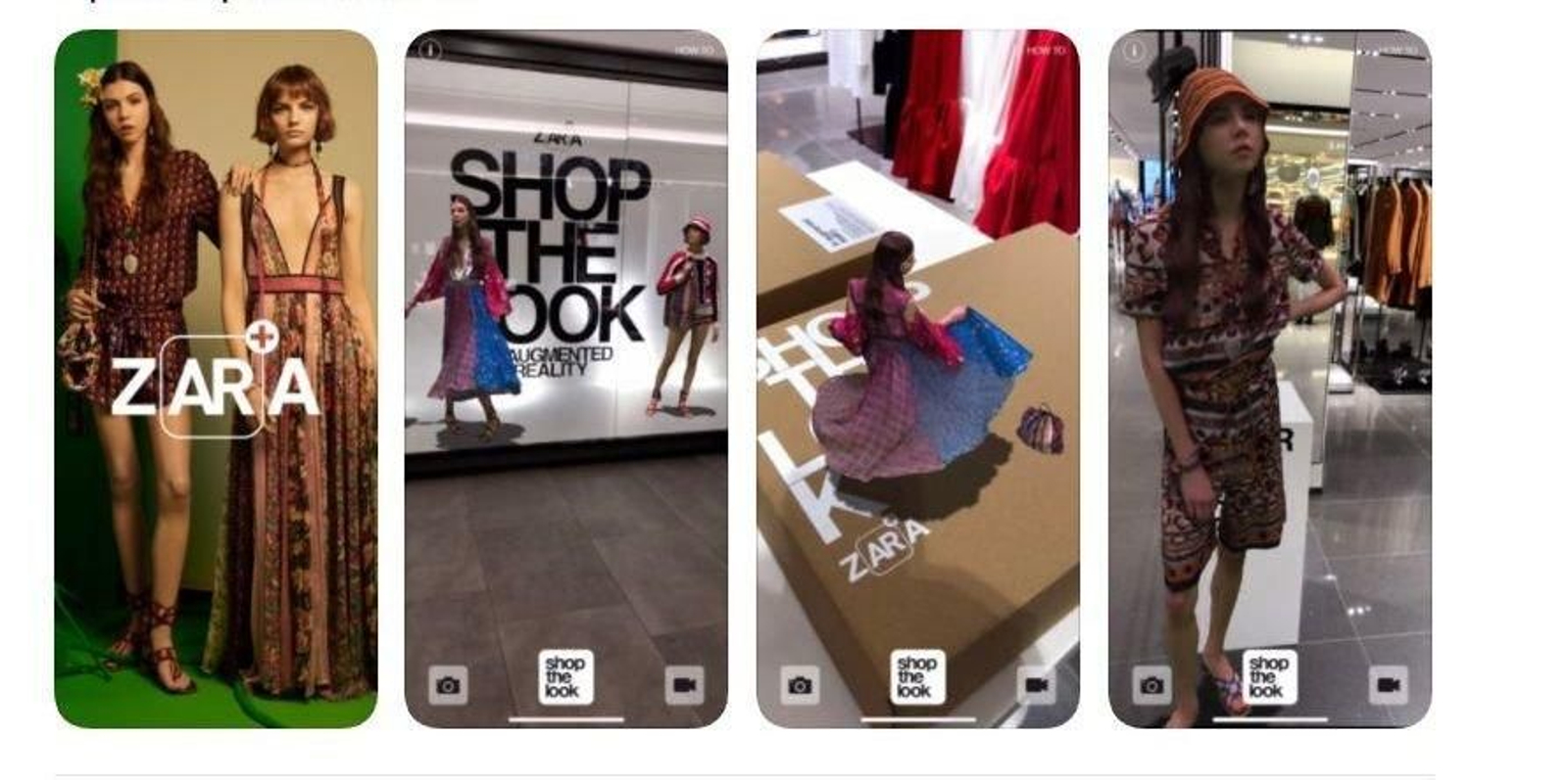 La aplicación Zara AR