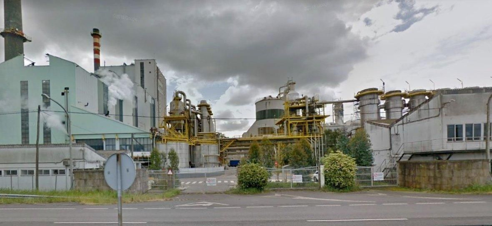 La biofábrica de Ence en Pontevedra