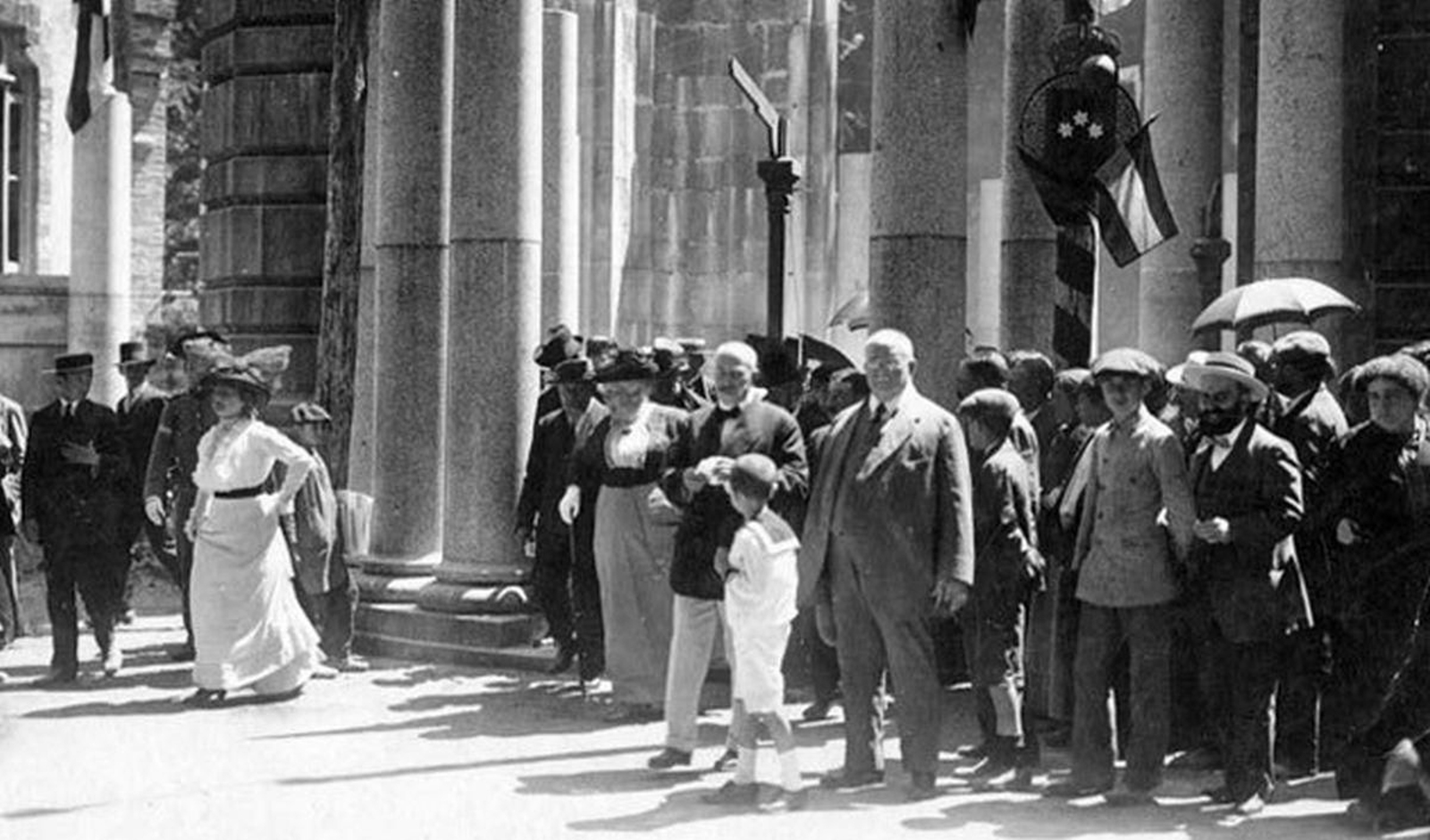 La infanta Isabel, en uno de sus viajes a Balneario de Mondariz.