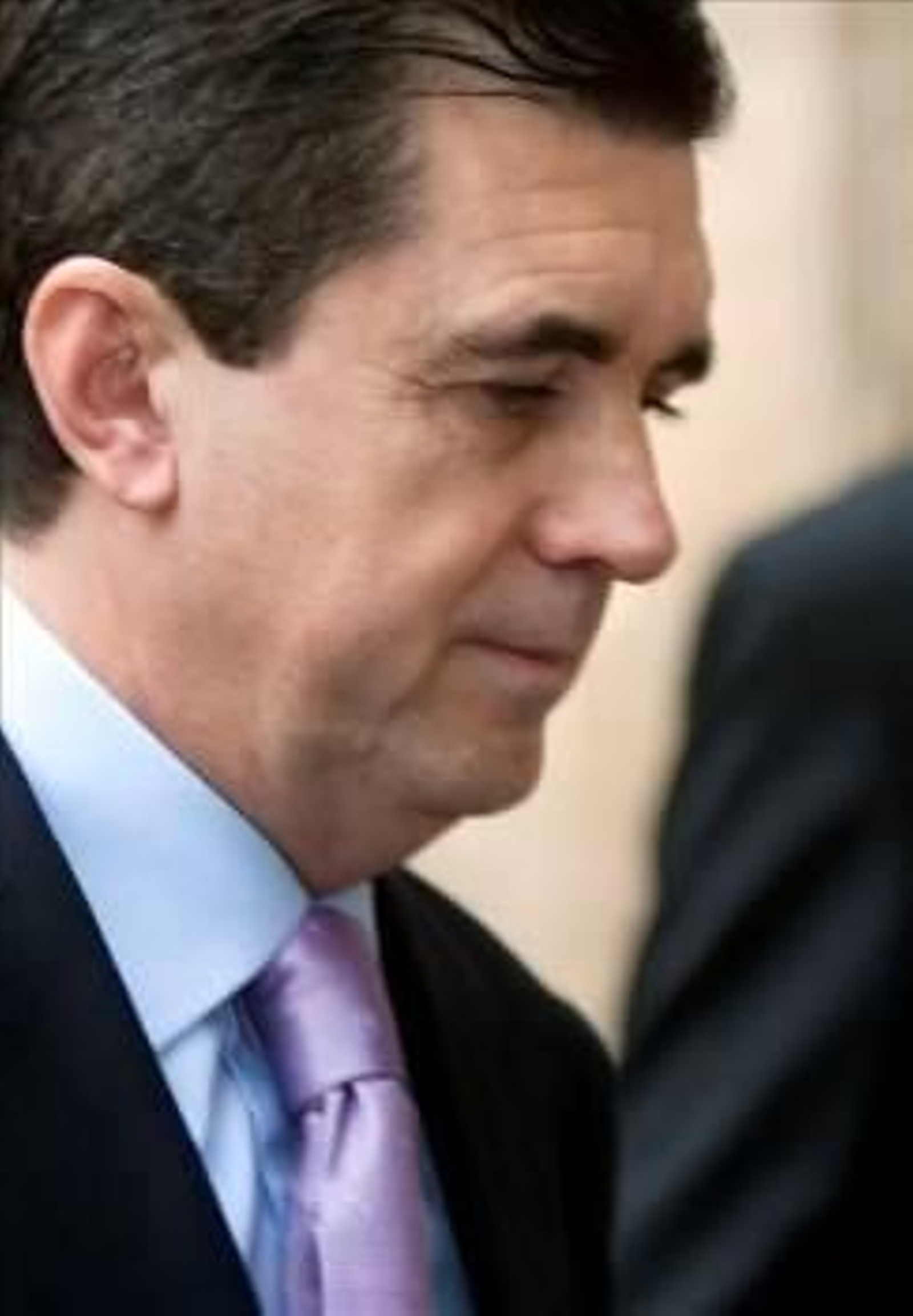 El ex presidente del Gobierno balear, Jaume Matas, llega a los juzgados de instrucción. (Foto: MONTSERRAT T. DÍEZ)