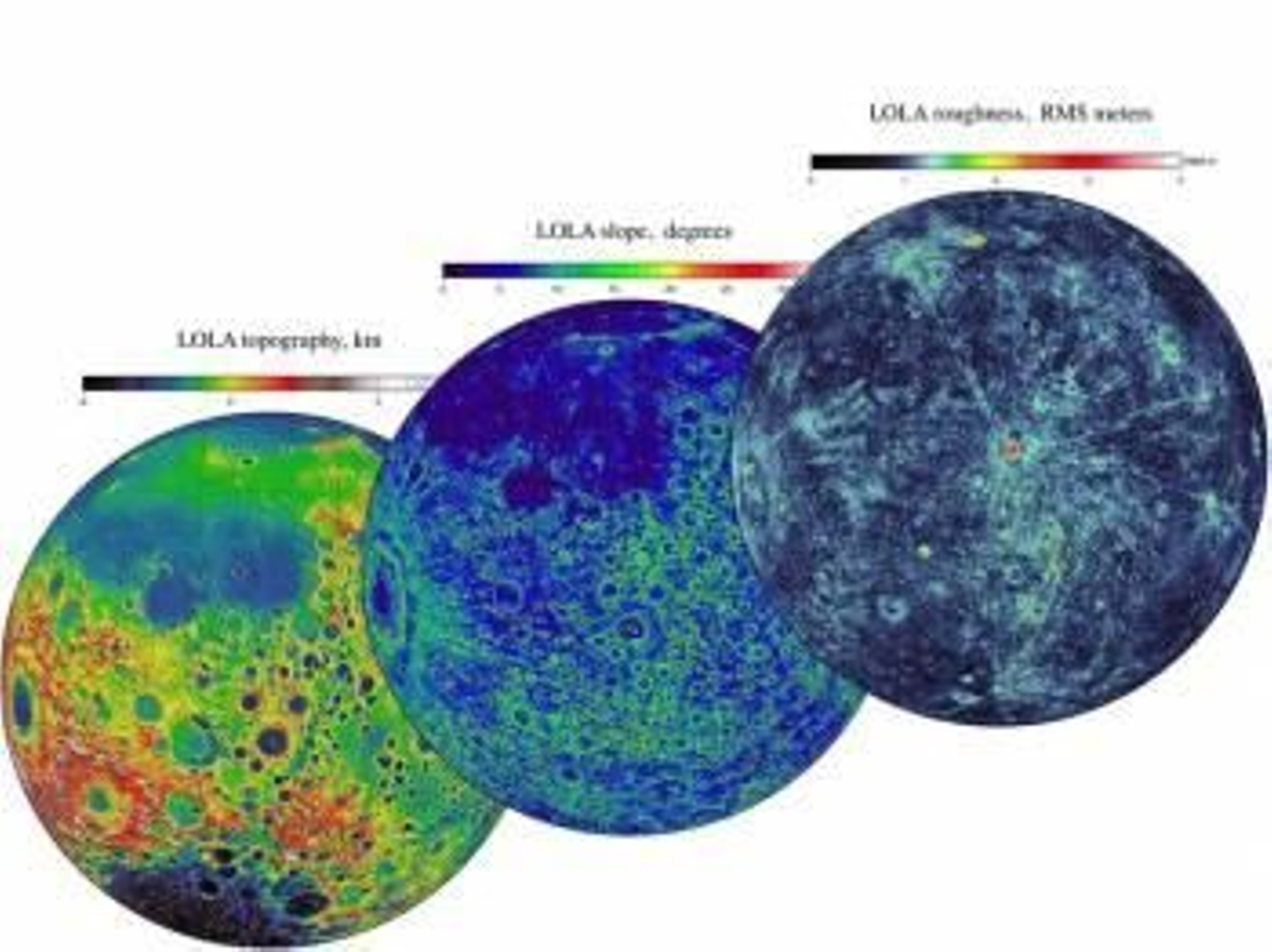 El combo de la imagen más completa que se tiene hasta ahora de la Luna gracias a los datos transmitidos por la sonda Lunar Reconnaissance Orbiter (LRO). Foto: EFE