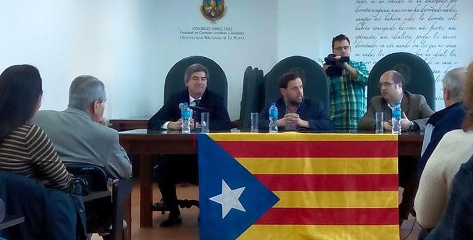 Visita de Oriol Junqueras a la colectividad catalana de La Plata.