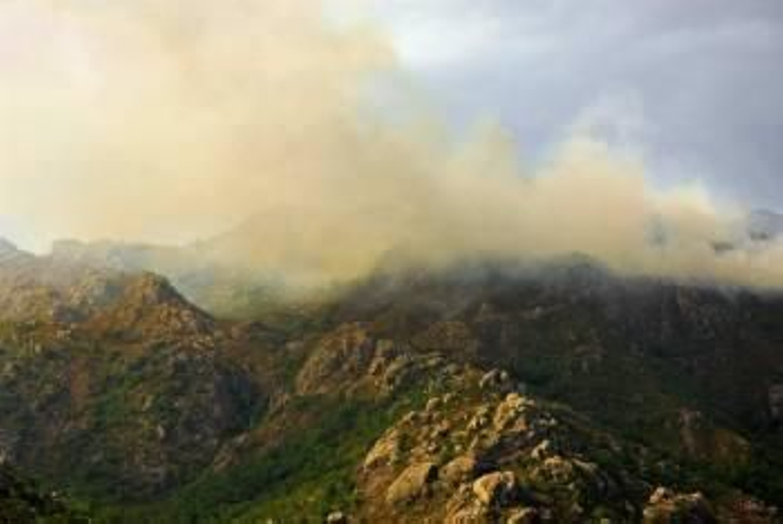 Incendio en el Xurés