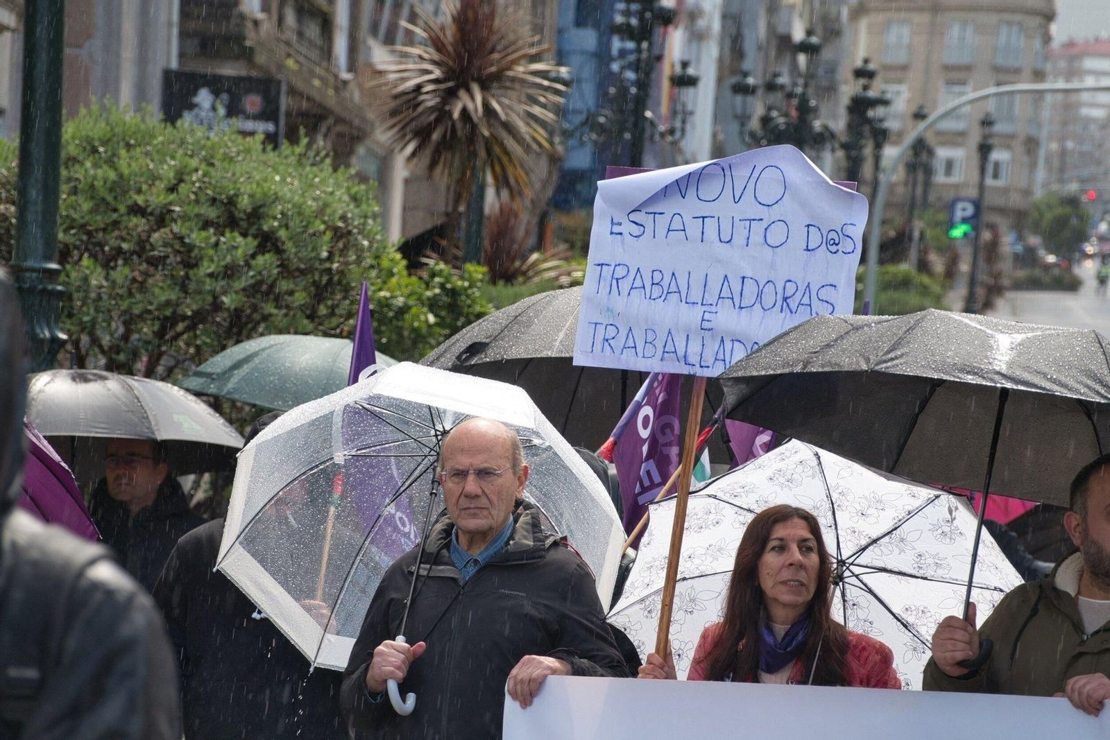 Manifestación UGT y CCOO.