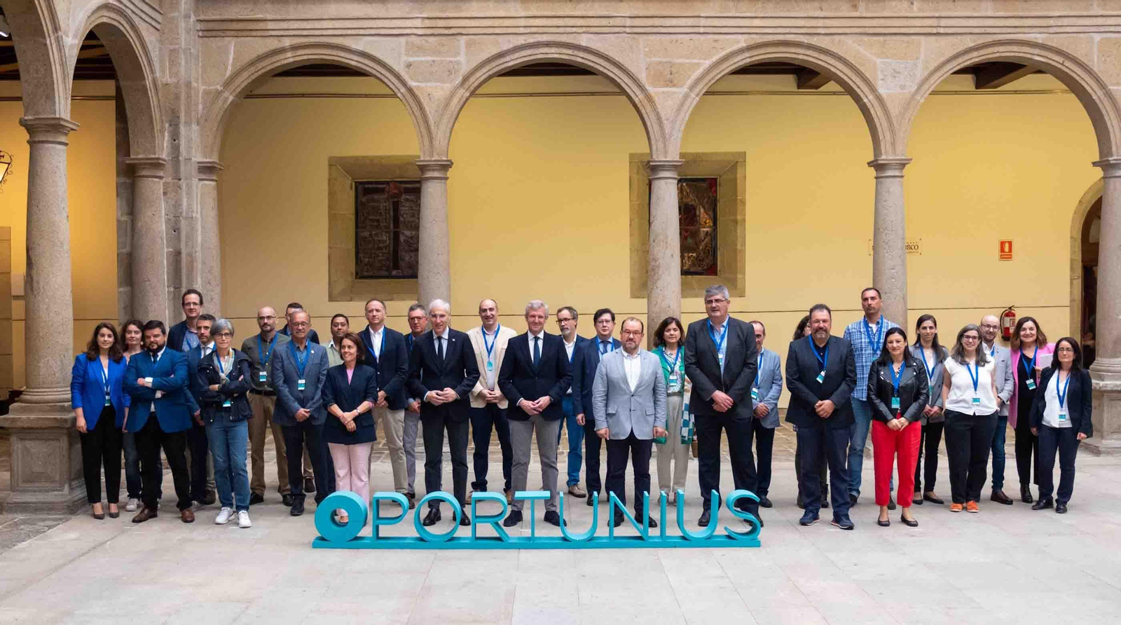 El presidente de la Xunta participó en la inauguración del III Encuentro Oportunius