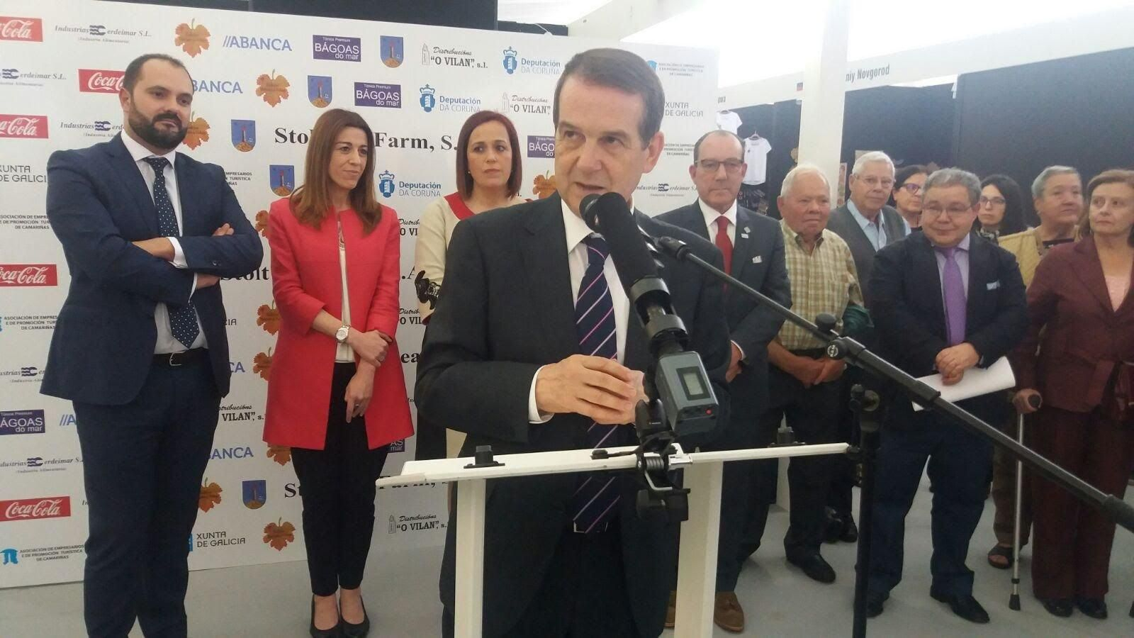 Caballero, ayer en Camariñas.