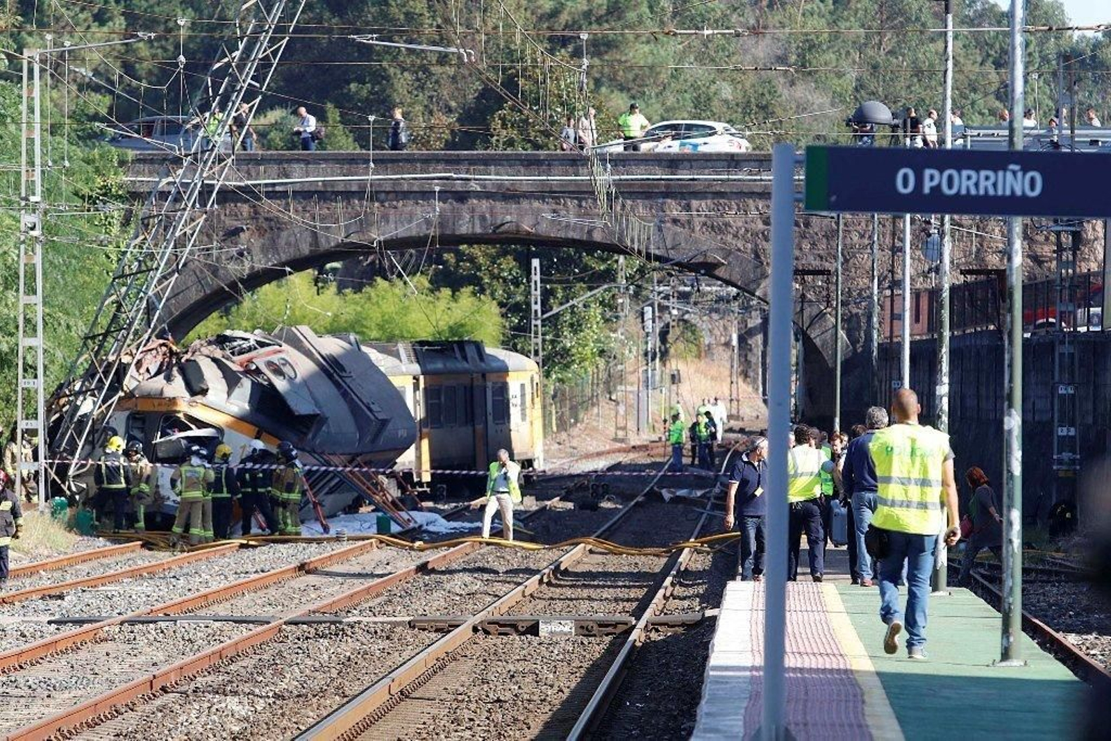 Descarrila un tren en Porriño  Foto JV Landín 39