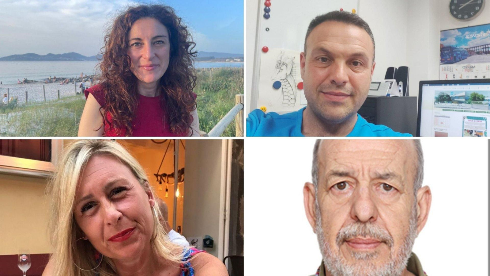 Sandra Fernández, Elías Grande, Aurora Alonso y Juan Castro.