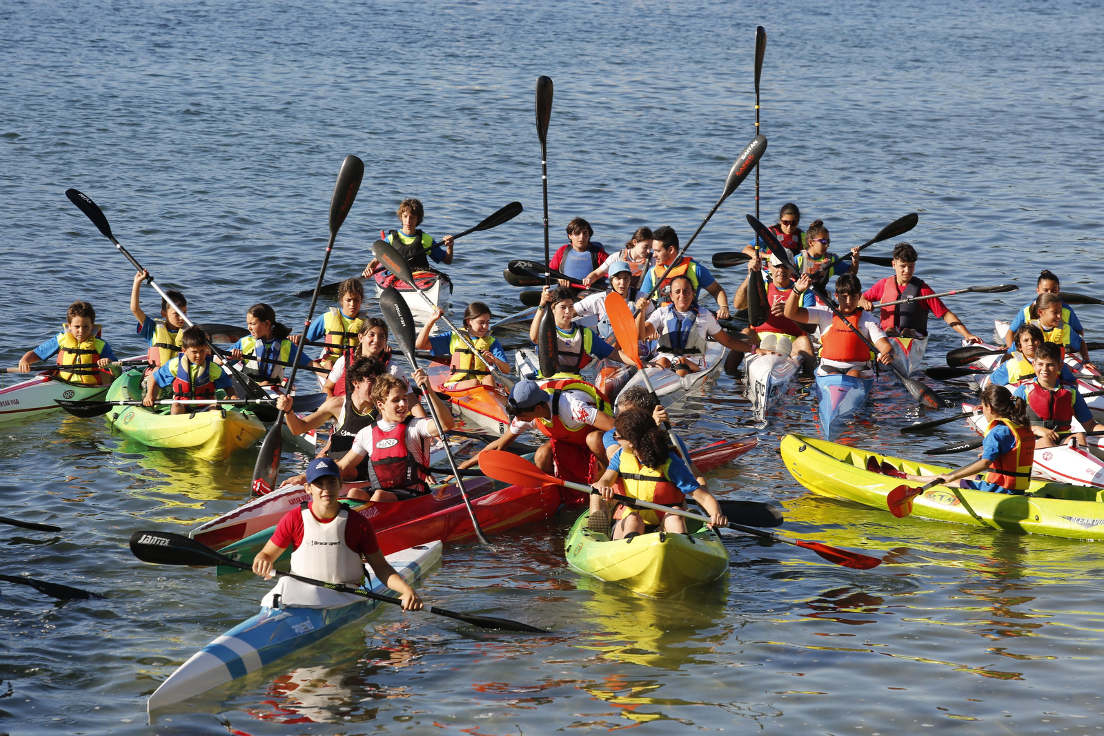 La jornada de entrenamiento especial de la mano de +Deporte Atlántico y el club de piragüismo Kayak Vigo