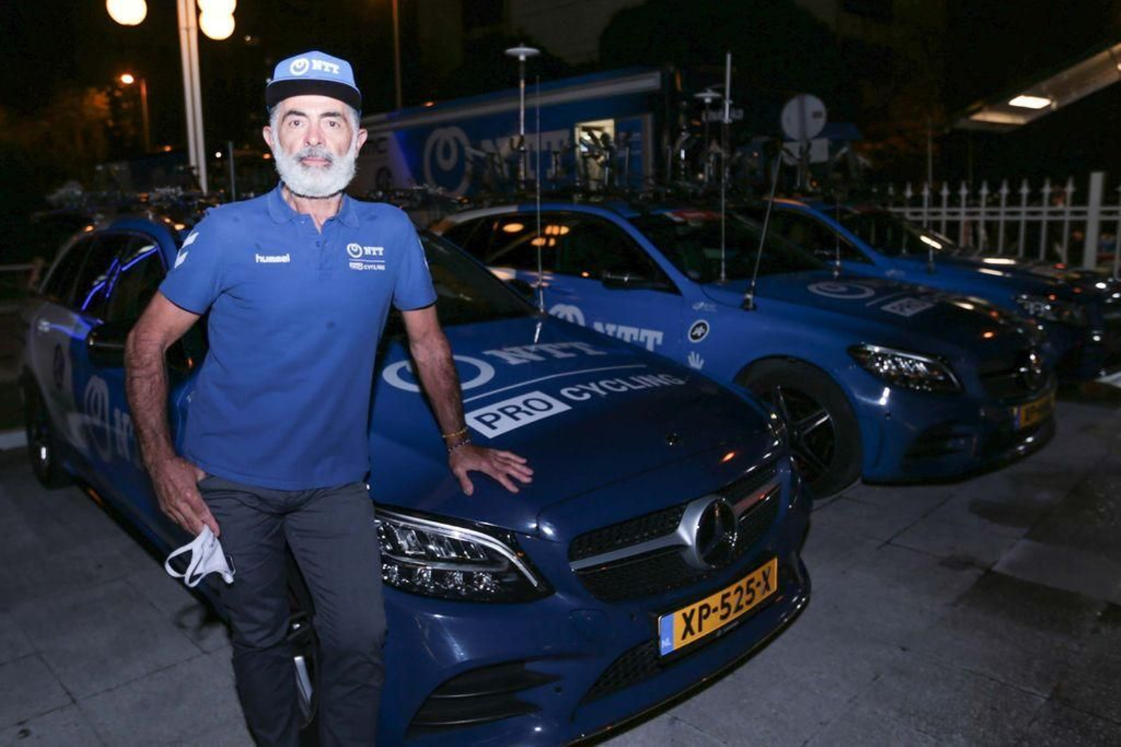 José Teixeira ejerce de auxiliar en el equipo NTT, que se alojó en Coia.