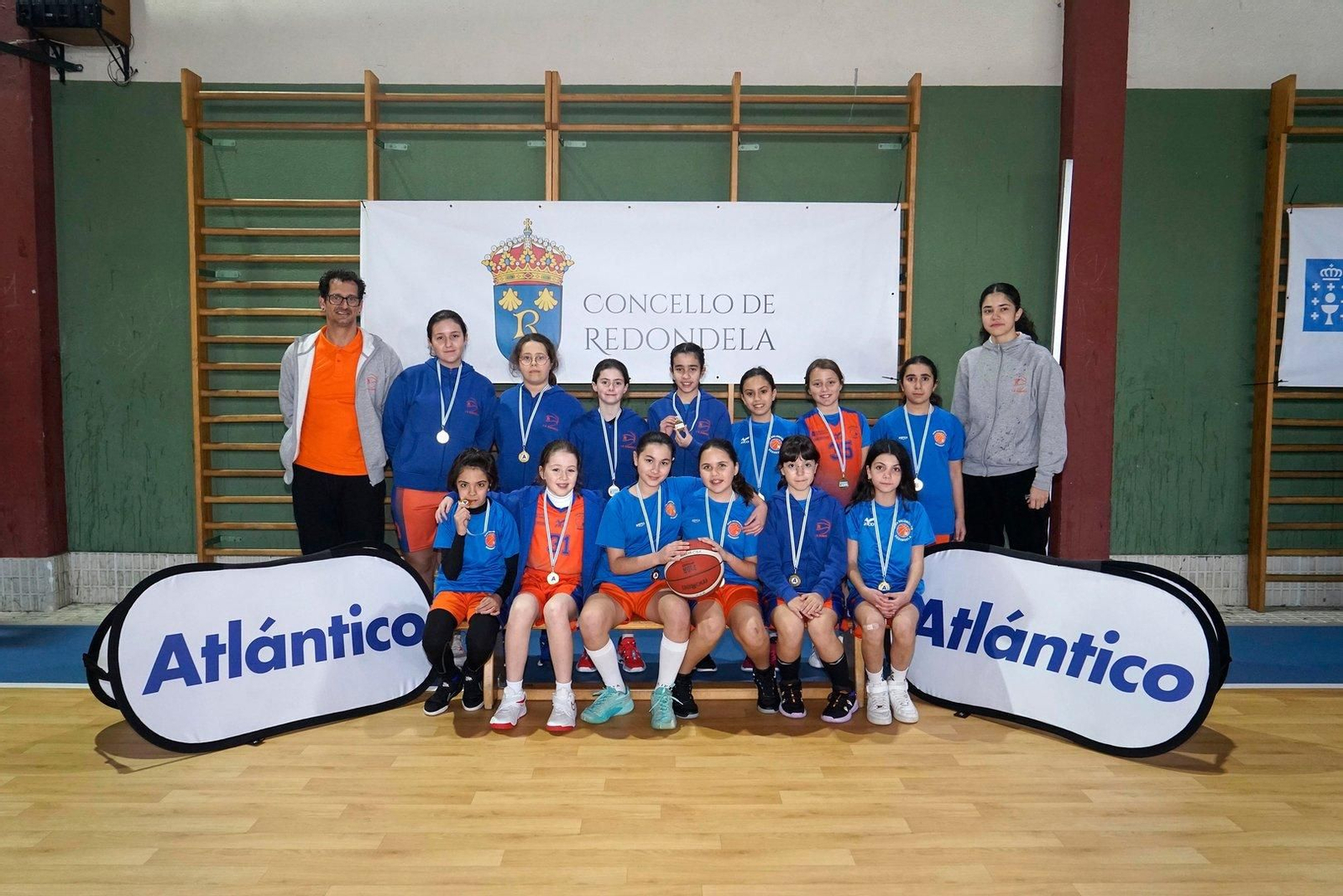 Presentación de los equipos del Club Baloncesto Redondela de la mano de +Deporte Atlántico.
