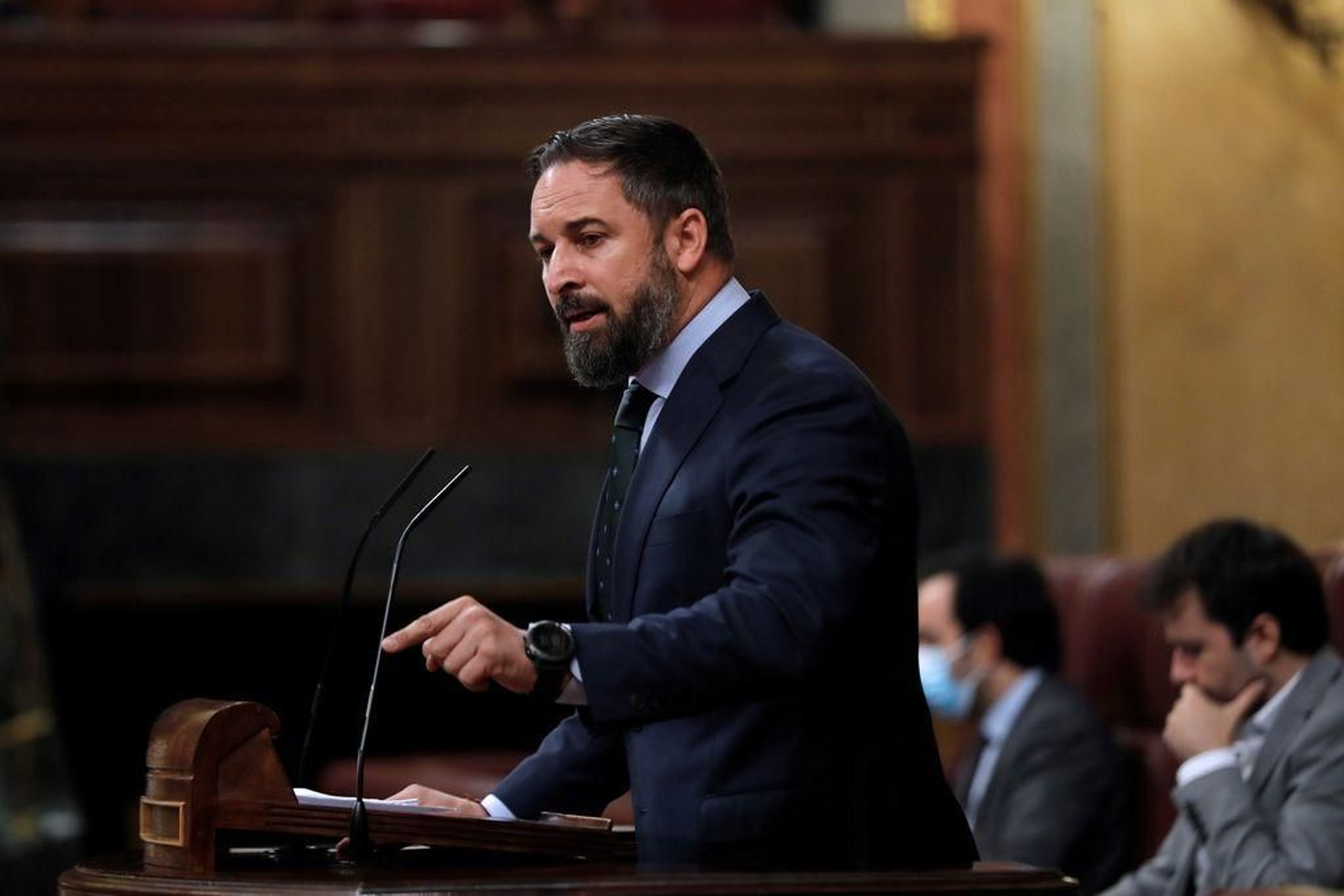 Santiago Abascal en el Congreso.