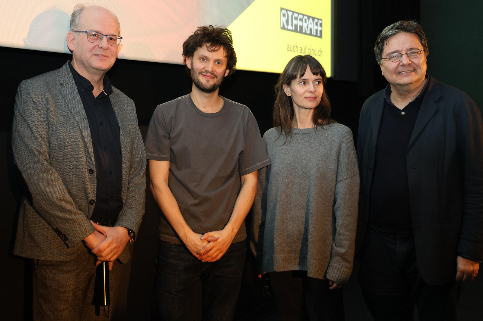 En la imagen Adrien Borbone, Nuria, Luis Calvo.