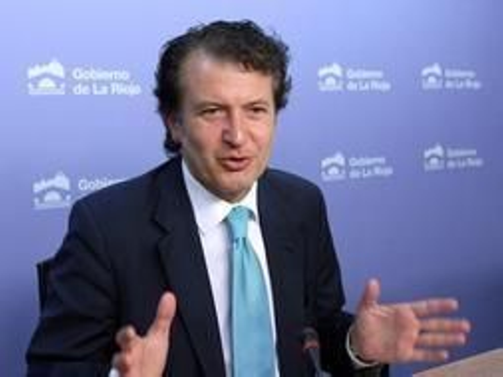 Emilio del Río, portavoz del Gobierno riojano.