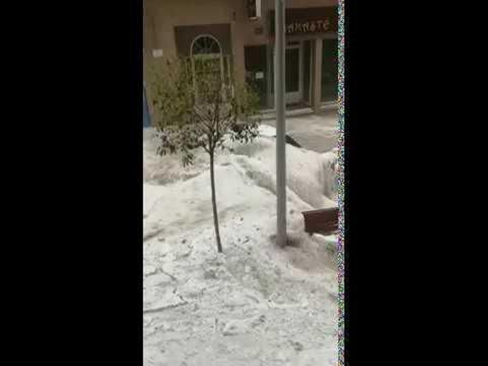 Una espectacular riada inunda las calles de Arganda del Rey