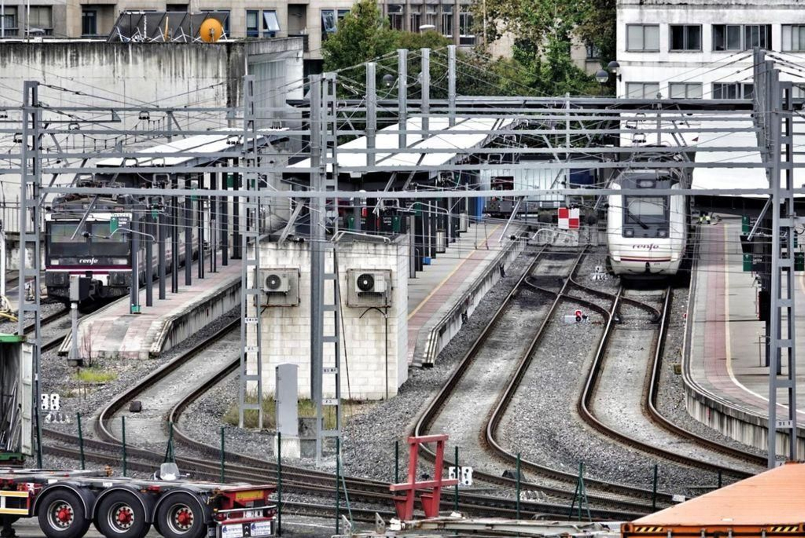 Estación de Guixar, de donde salen los larga distancia.