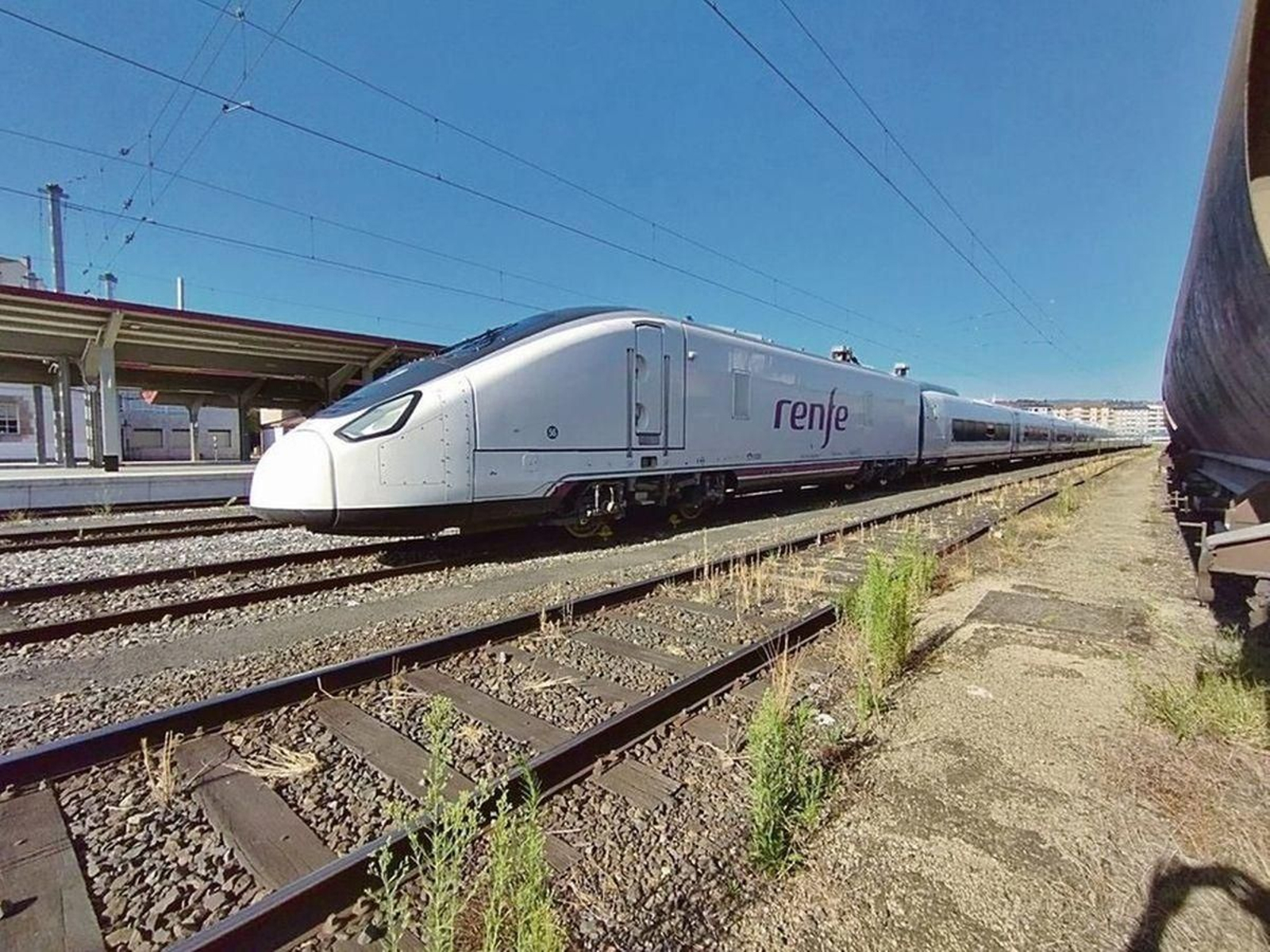Un tren Talgo Avril, en pruebas.