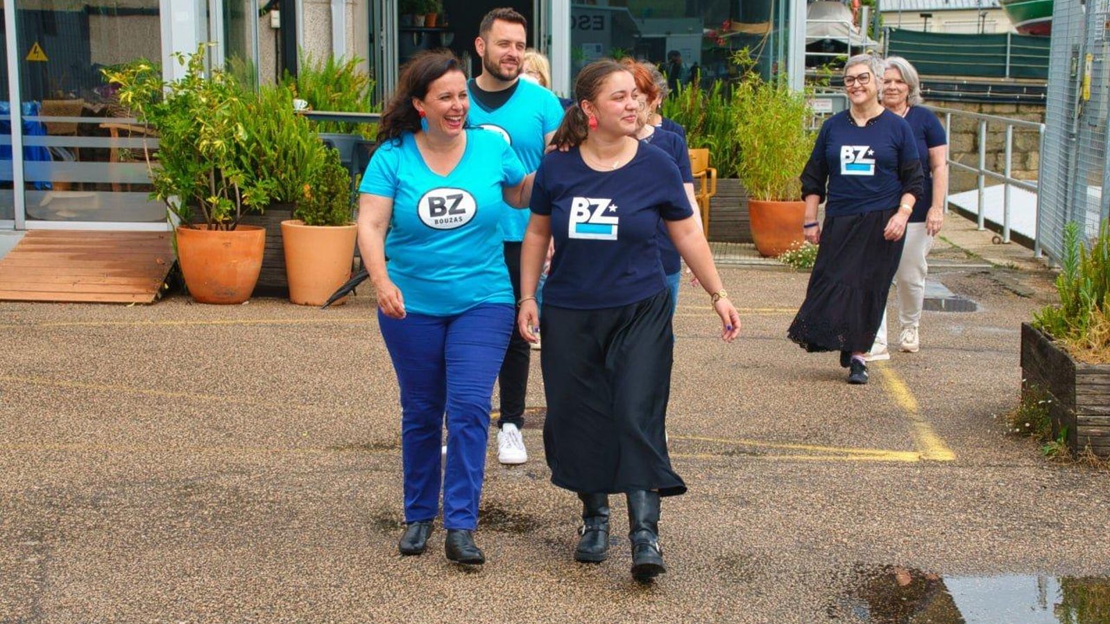 Ana Miranda en Bouzas. // Vicente Alonso