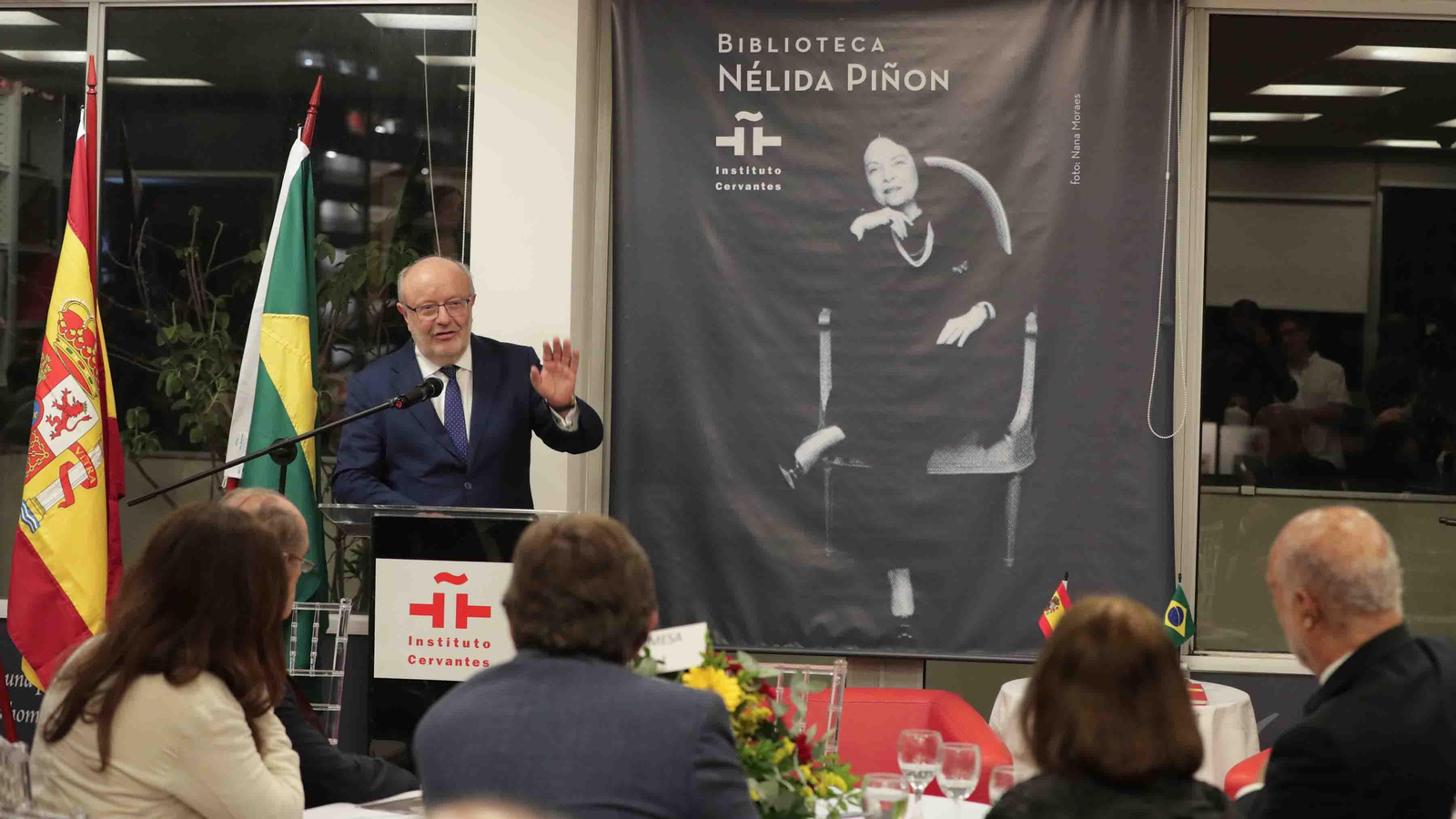 Fernando García Casas, embajador de España en Brasil, en la sede del Instituto en Río de Janeiro (Brasil). EFE/ André Coelho