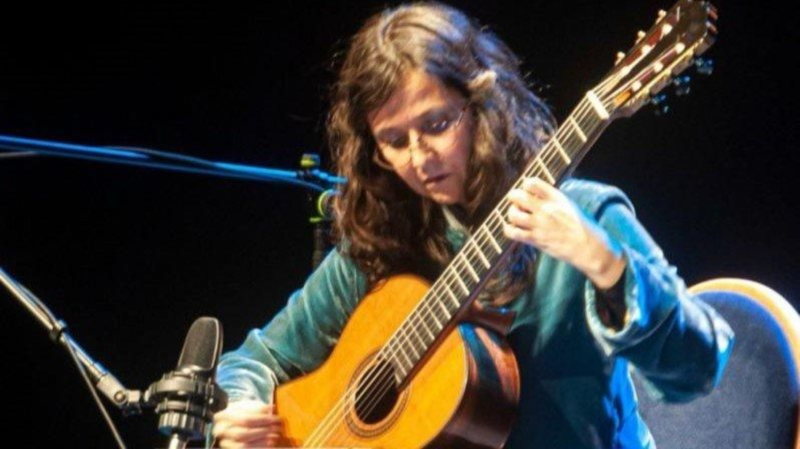 Imaxe de Isabel Rei nunha actuación recente.