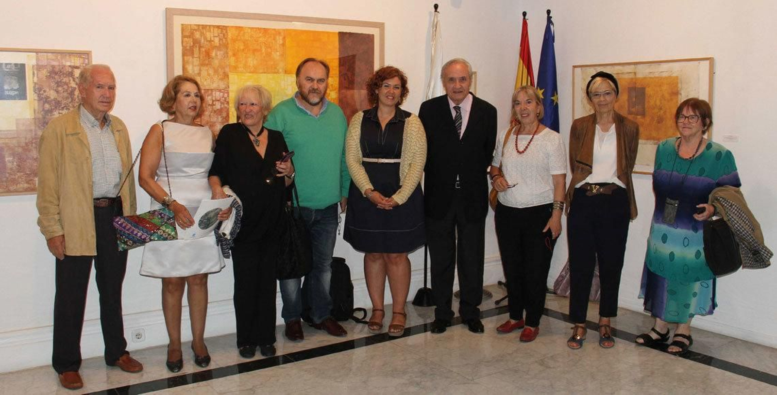 Exposición de la artista lucense Nuria Pena en la Casa de Galicia de Madrid.