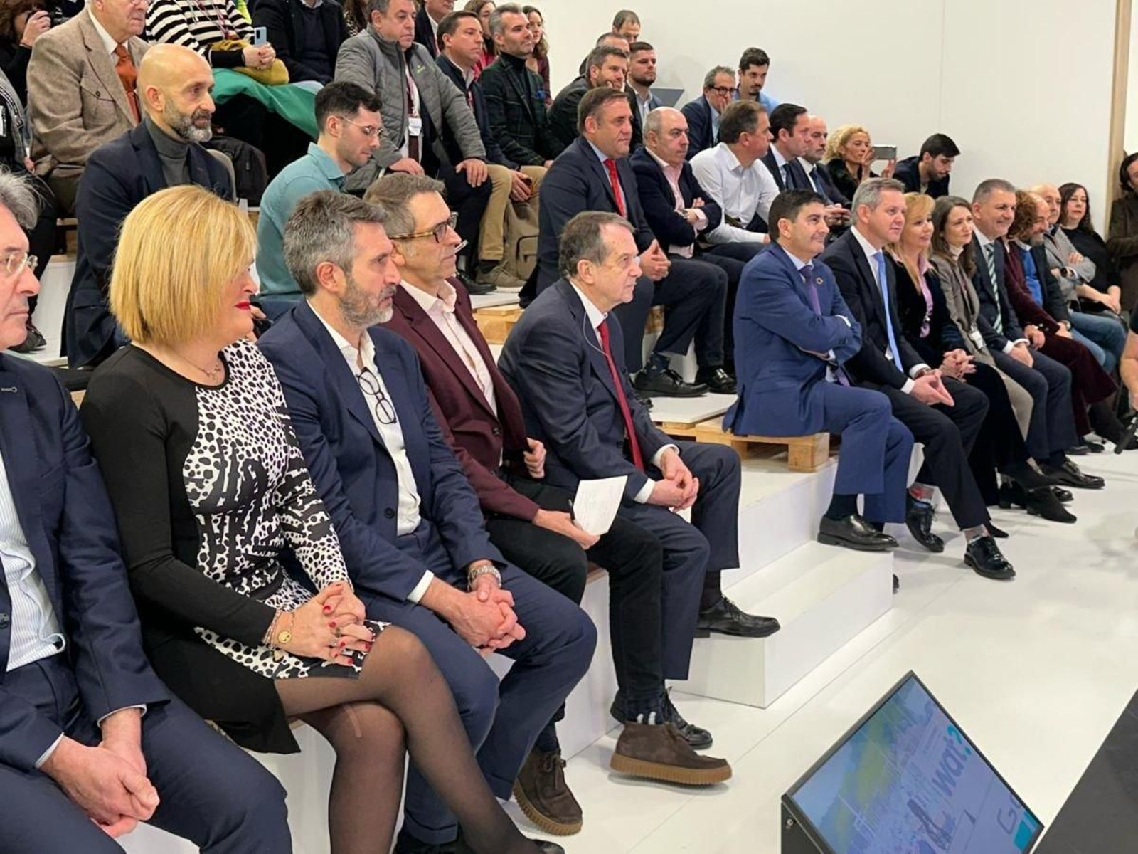 El alcalde de Vigo, Abel Caballero, momentos antes de la presentación de Vigo en Fitur.