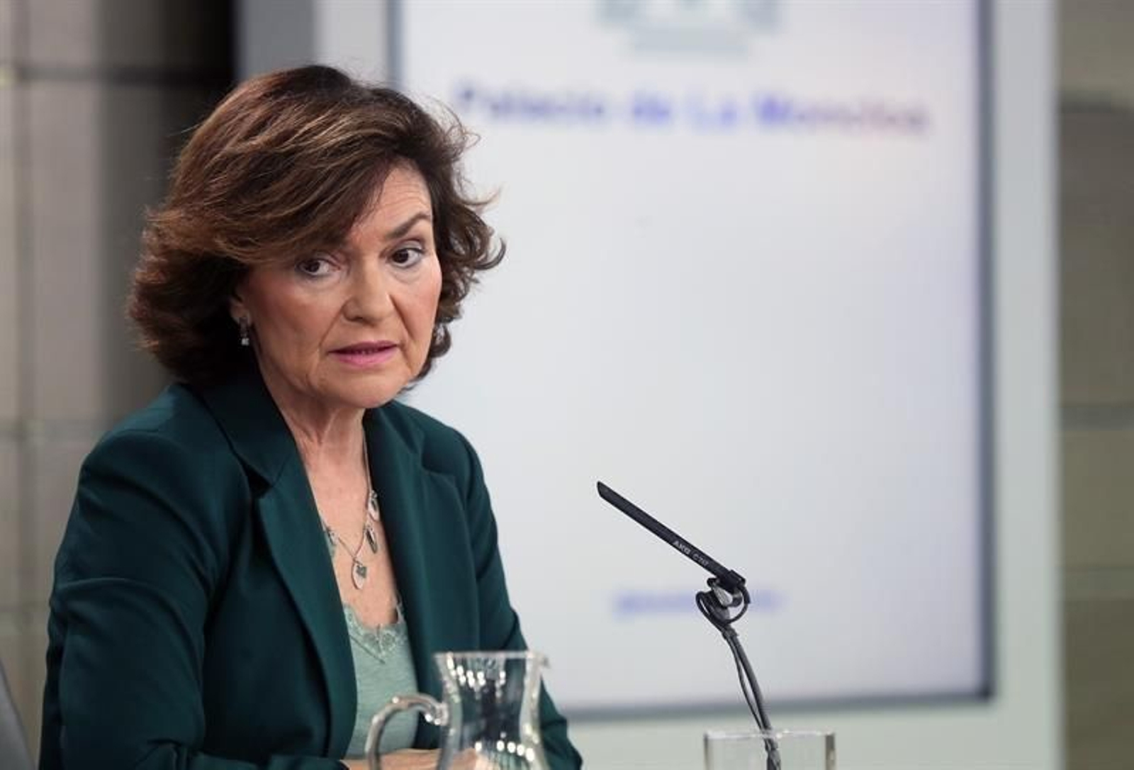 La vicepresidenta del Gobierno en funciones, Carmen Calvo