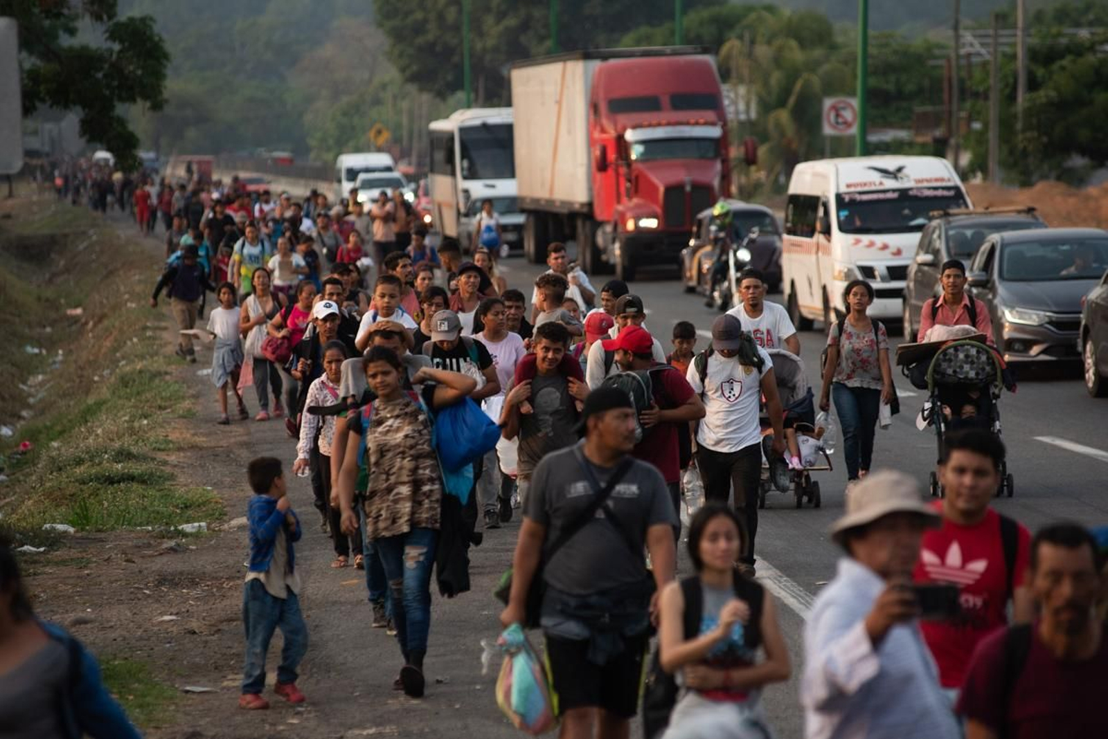 Los migrantes proceden principalmente de Centroamérica, Cuba, Haití, Venezuela, Ecuador, Perú, Brasil, Nicaragua, África y Asia.