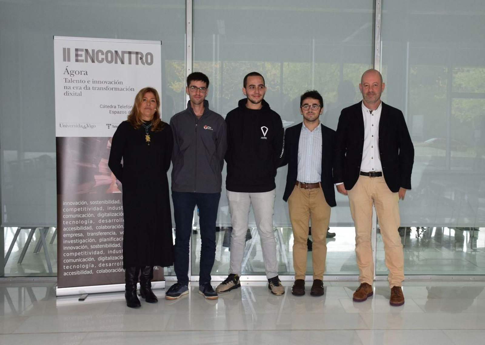 Natalia Caparrini, Manuel Diz, Denis Pallarés y Tomás Aparicio.